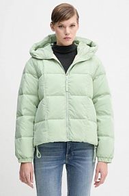 Kurtka puchowa United Colors of Benetton  zielona damska 22T6DN086