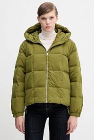 Kurtka puchowa United Colors of Benetton  zielona damska 22T6DN086