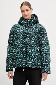 Kurtka narciarska EA7 Emporio Armani  turkusowa AF13889.7W000