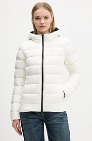Kurtka puchowa Tommy Jeans  biała damska DW0DW21617