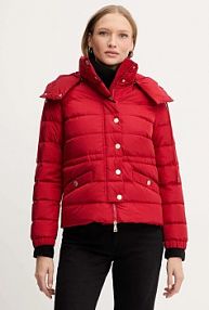 Kurtka puchowa Weekend Max Mara  czerwona damska 2525486072600