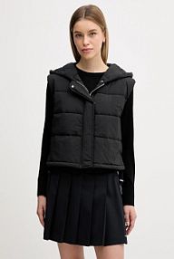 Kamizelka Sisley  czarna damska 6MGCW800W