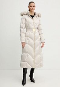 Kurtka puchowa Marciano by Guess  beżowa damska 5BGL39.7374A