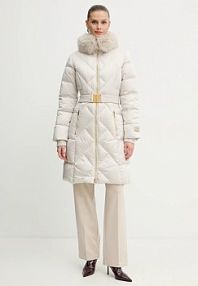 Kurtka puchowa Marciano by Guess  beżowa damska 5BGL38.7374A