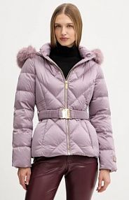 Kurtka puchowa Marciano by Guess  różowa damska 5BGL37.7374A