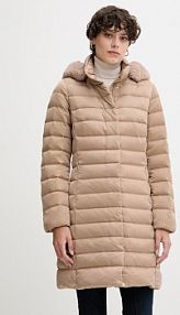 Kurtka puchowa Geox  beżowa damska W5626H.T3122