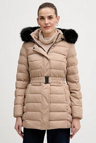 Kurtka puchowa Geox  beżowa damska W5626G.T3152