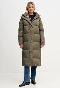 Kurtka puchowa Tommy Hilfiger  zielona damska WW0WW46536