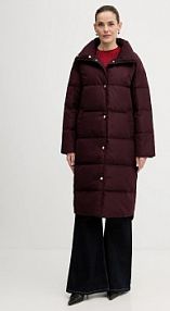 Kurtka puchowa Tommy Hilfiger  bordowy damska WW0WW47279