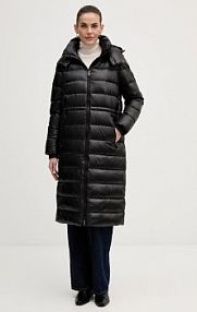 Kurtka puchowa Tommy Hilfiger  czarna damska WW0WW47356