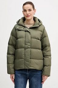 Kurtka puchowa Tommy Hilfiger  zielona damska WW0WW45739