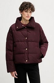 Kurtka puchowa Tommy Hilfiger  bordowy damska WW0WW47294