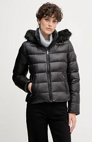 Kurtka puchowa Tommy Hilfiger  czarna damska WW0WW47354