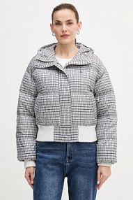 Kurtka puchowa Calvin Klein Jeans  szara damska LV044D516G