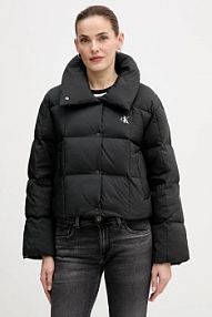 Kurtka puchowa Calvin Klein Jeans  czarna damska LV044D521G