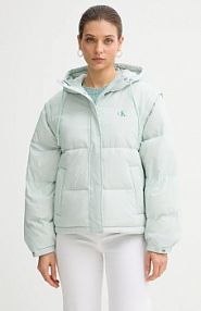 Kurtka Calvin Klein Jeans  zielona damska LV044D522G