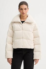 Kurtka puchowa Calvin Klein Jeans  beżowa damska LV044D527G