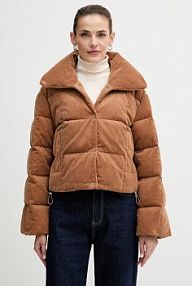 Kurtka puchowa Calvin Klein Jeans  brązowa damska LV044D527G