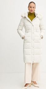 Kurtka puchowa Morgan  beżowa damska GSARI