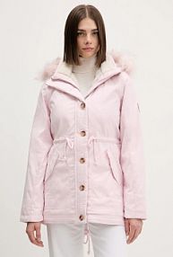 Parka Hollister Co.  różowa KI344.5073.60