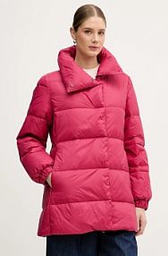 Kurtka puchowa United Colors of Benetton  różowa damska 2NIWDN08X