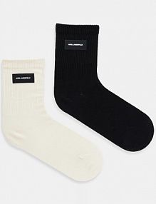 Skarpetki Karl Lagerfeld  czarne damskie A1W47155