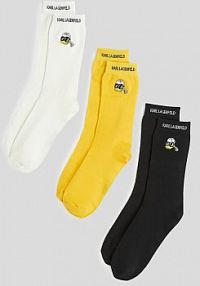 Skarpetki Karl Lagerfeld  żółte damskie A3W47053