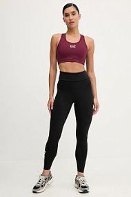 Legginsy EA7 Emporio Armani  czarne damskie AF12625.7W000