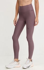 Legginsy Puma  fioletowe damskie 527452