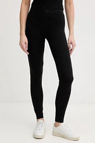 Legginsy Tommy Hilfiger  czarne damskie UW0UW06242