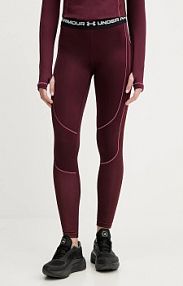 Legginsy Under Armour  bordowy damskie 6003997
