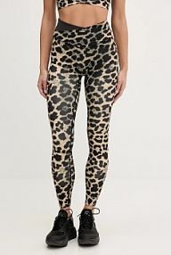 Legginsy P.E Nation  brązowe damskie 251G088.LEOP