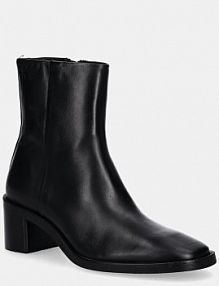 Botki na obcasie Calvin Klein  czarne HW0HW02593