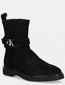 Botki Calvin Klein  czarne damskie HW0HW02664