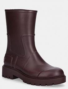 Kalosze Calvin Klein  bordowy damskie YW0YW02004