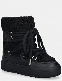 Śniegowce Tommy Hilfiger  czarne damskie FW0FW08788