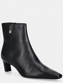 Botki Tommy Hilfiger  czarne damskie FW0FW08768