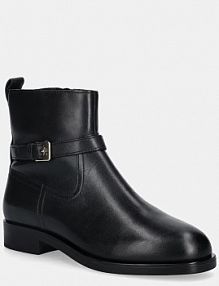 Botki Tommy Hilfiger  czarne damskie FW0FW08781