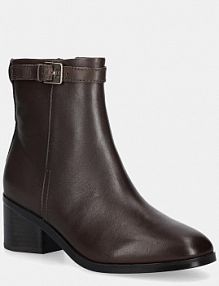 Botki Tommy Hilfiger  brązowe damskie FW0FW08859