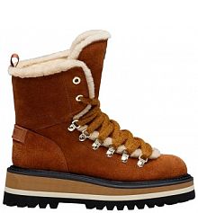 Śniegowce Bogner  pomarańczowe damskie 22544163