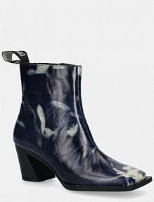 Botki na obcasie Camper  niebieskie K400831.001