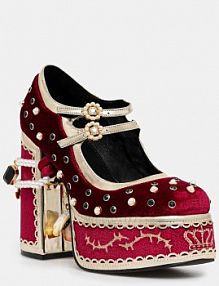 Czółenka Koi Footwear  bordowy DBP81