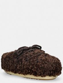 Klapki eleganckie moon boot  brązowe 80D1470080.M0