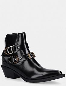 Botki na obcasie pinko  czarne SD0343.P114.Z