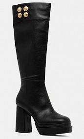 Kozaki Buffalo  czarne damskie 1220074