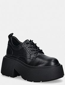 Półbuty sznurowane Buffalo  czarne damskie 1622483