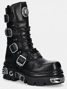 Botki New Rock  czarne damskie M.373.S4