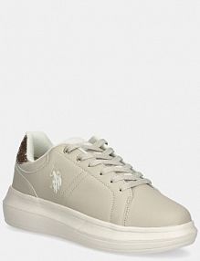 Sneakersy U.S. Polo Assn.  beżowe damskie CHELIS002W.EY