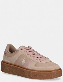 Sneakersy U.S. Polo Assn.  beżowe damskie JODY001W.ENU1