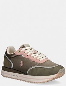 Sneakersy U.S. Polo Assn.  zielone damskie SACHA009W.ENH